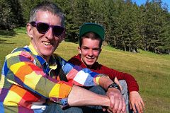 05 Jerome Ryan and Peter Ryan Relaxing At Viewpoint on Mount Norquay Road In Summer.jpg